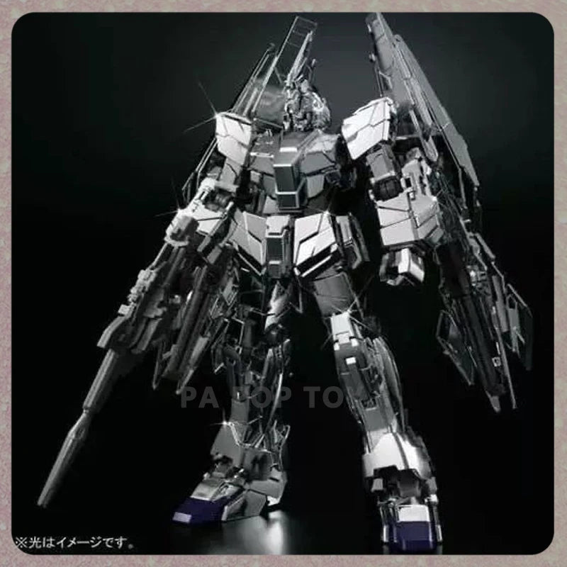 HGUC 1/144 Unicorn 03 Phenex Assembly Model Kit Action Figure Electroplated Silver Plating Mecha Toy Collection Decor Gift Toys