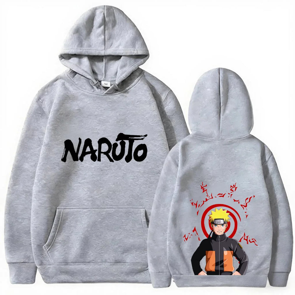 Naruto Anime Printed Teenager Hoodie – Autumn & Winter Pullover Top