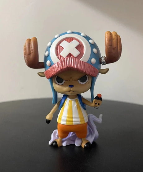 One Piece Tony Tony Chopper 10cm Mini PVC Figure Cute Anime GK Model Exquisite Statue Collectible Toy Desktop Decor Little Gift