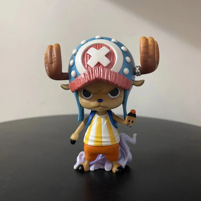 One Piece Tony Tony Chopper 10cm Mini PVC Figure Cute Anime GK Model Exquisite Statue Collectible Toy Desktop Decor Little Gift