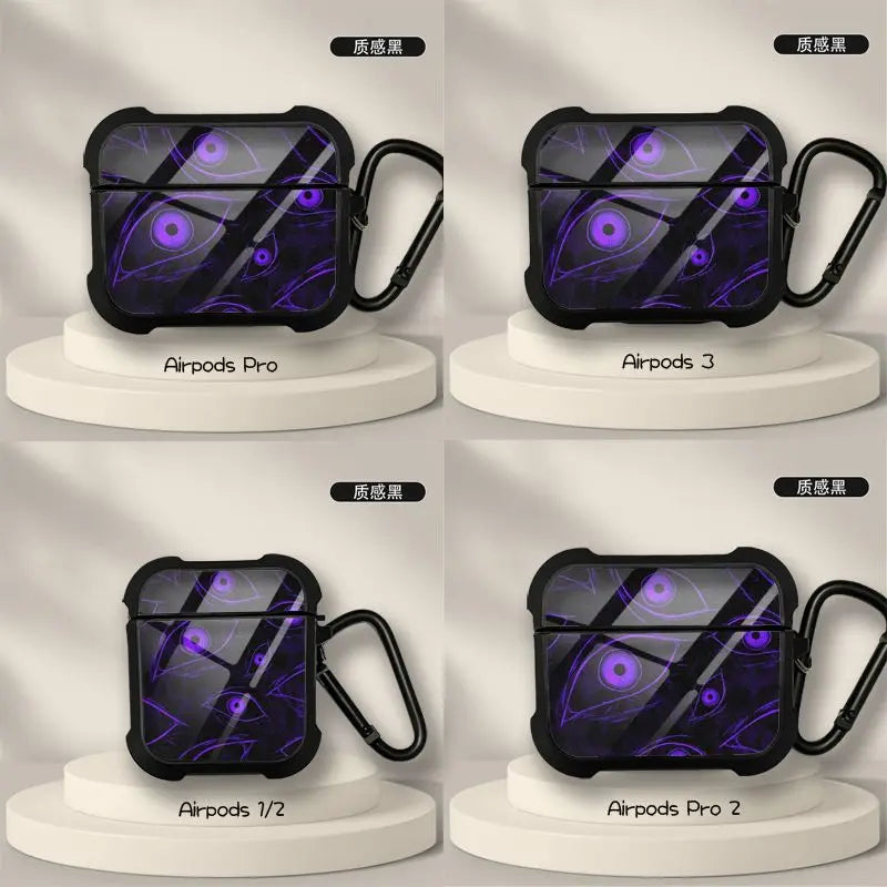 New Anime Naruto Sasuke Obito Protective Case for AirPods 3 for Airpods Pro 1 2 Wireless Bluetooth Headphone Case Christmas Gift