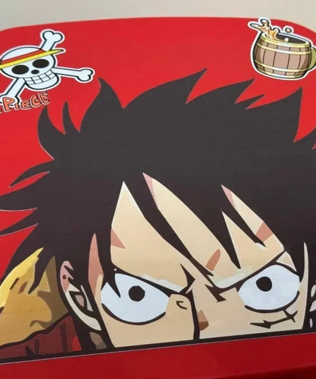 One Piece Luffy Zoro Trash Can Cute Home Large Large Capacity Creative Fashion Personality Portable Trash Can Kawaii