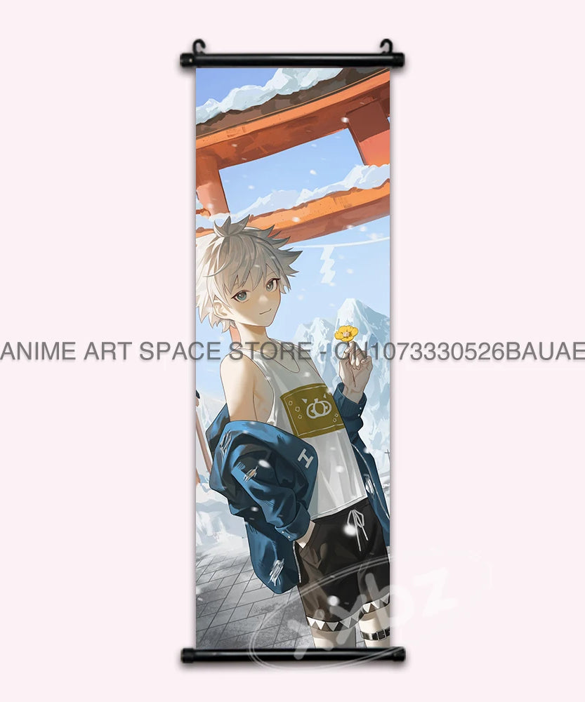 Hunter x Hunter Scroll Poster – Classic Anime Wall Art Canvas Decoration