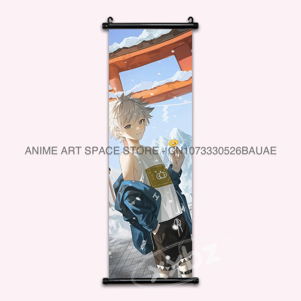 Hunter x Hunter Scroll Poster – Classic Anime Wall Art Canvas Decoration