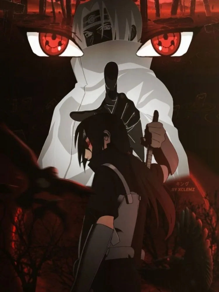 Uchiha Itachi New Diamond Painting Mosaic Naruto Cartoon Art Cross Stitch Embroidery Rhinestones Home Decor Children's Gift