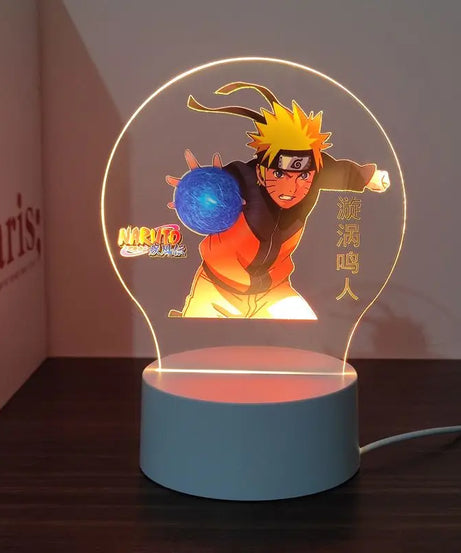 New Animation Naruto anime peripheral light-up stand night light Naruto Sasuke Uchiha Itachi Gaara Kakashi Tsunade holiday gift