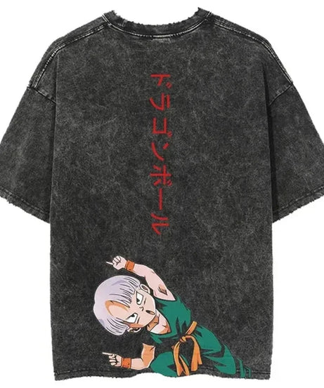 Dragon Ball Oversized Vintage T-Shirt – Streetwear Cotton Tee
