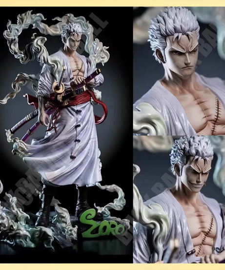 28cm Roronoa Zoro Figure One Piece Anime Figure Two Heads PVC Statue Model Doll Collection Desk Decoration Toys Birthday Gifts