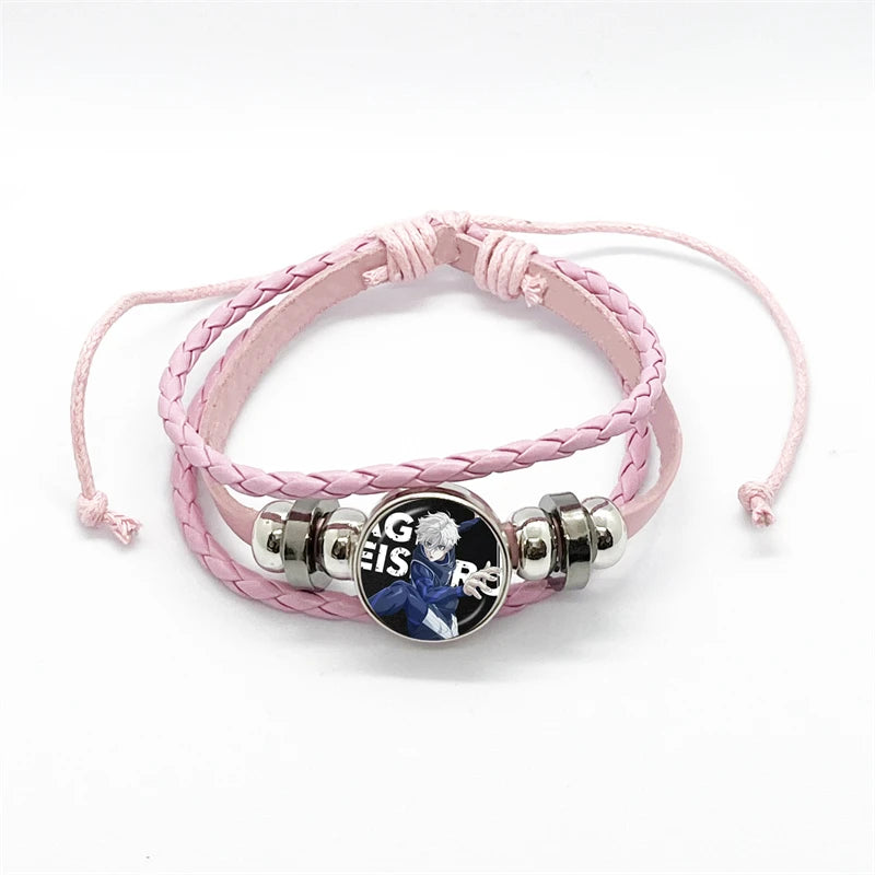 Anime Blue Lock Isagi Yoichi Chigiri Bachira Leather Bracelet Cosplay Unisex Adjustable Punk Wristband Jewelry Props