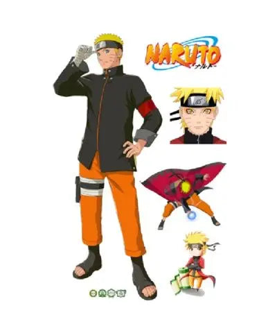 Naruto Wall Stickers, Personalized 3D Three-dimensional Adhesive Wall Stickers, Waterproof Glass Stickers, Decorative Paintings