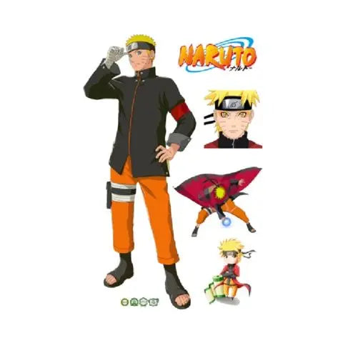 Naruto Wall Stickers, Personalized 3D Three-dimensional Adhesive Wall Stickers, Waterproof Glass Stickers, Decorative Paintings