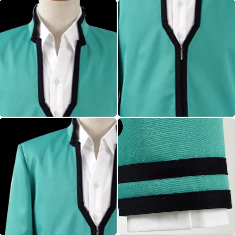 Saiki Kusuo Cosplay Set - Wig, Kostum, dan Aksesoris