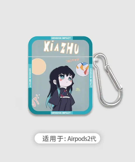 Demon Slayer Earphone Protective Case Anime Style New AirPods 3rd Gen Apple AirPods 2 Bluetooth Earphone Case Birthday Gift