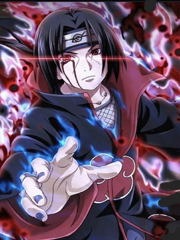 Uchiha Itachi New Diamond Painting Mosaic Naruto Cartoon Art Cross Stitch Embroidery Rhinestones Home Decor Children's Gift