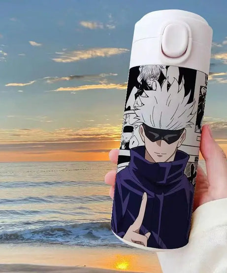 Gojo Satoru Jujutsu Kaisen Thermos Bottle – Anime Stainless Steel Water Cup