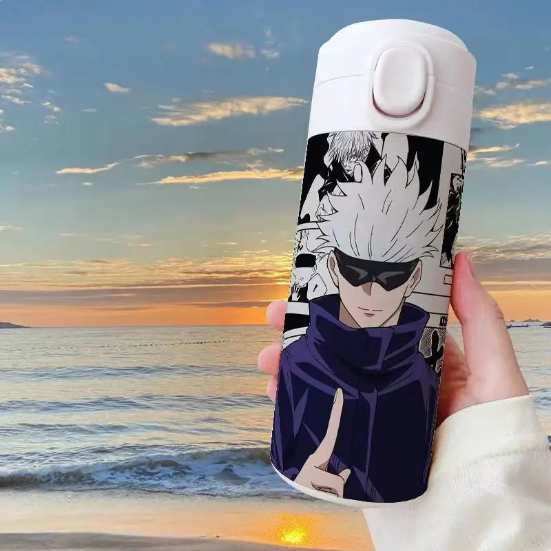 Gojo Satoru Jujutsu Kaisen Thermos Bottle – Anime Stainless Steel Water Cup