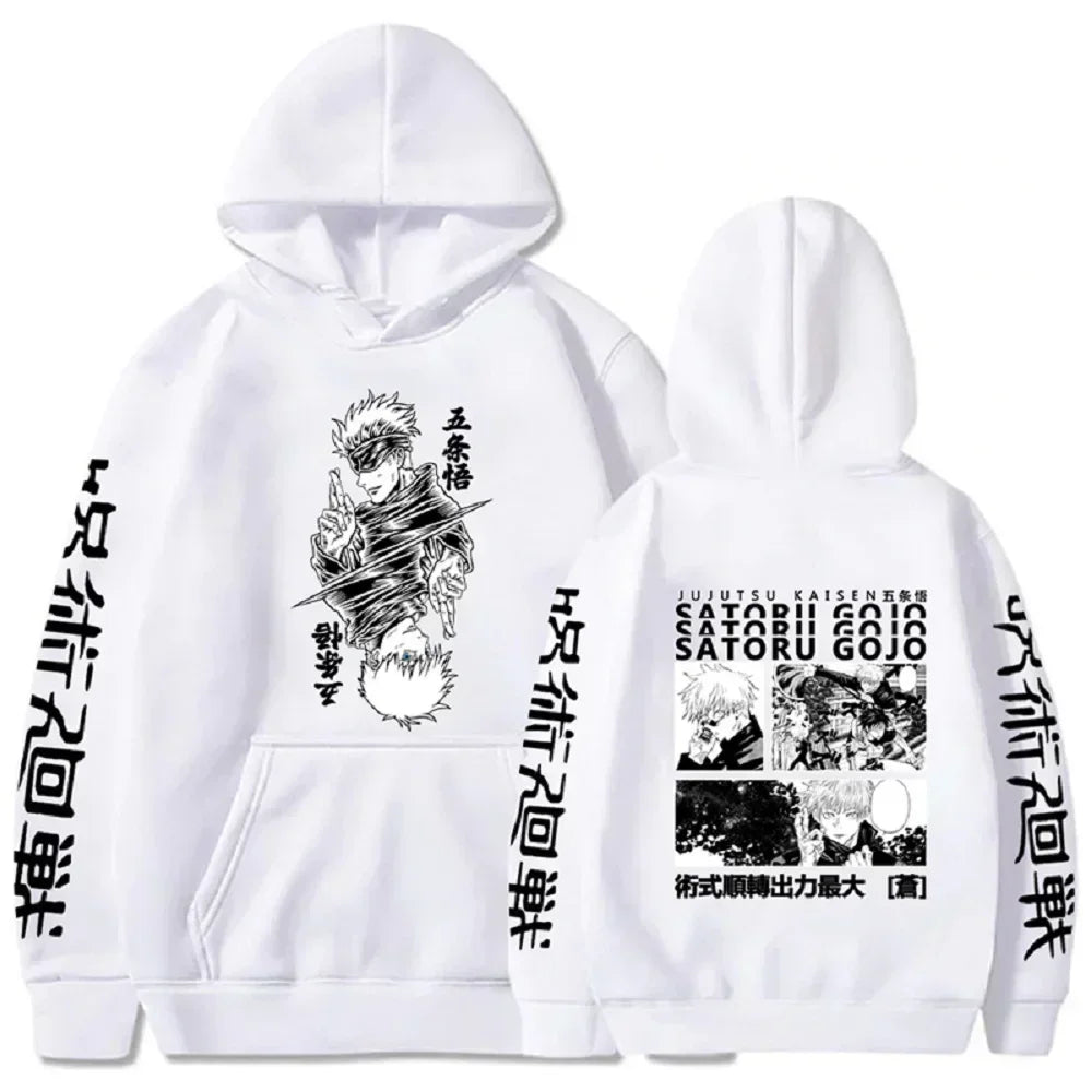 Jujutsu Kaisen Yuji Itadori Anime Graphic Hoodie – Harajuku Streetwear Pullover 7