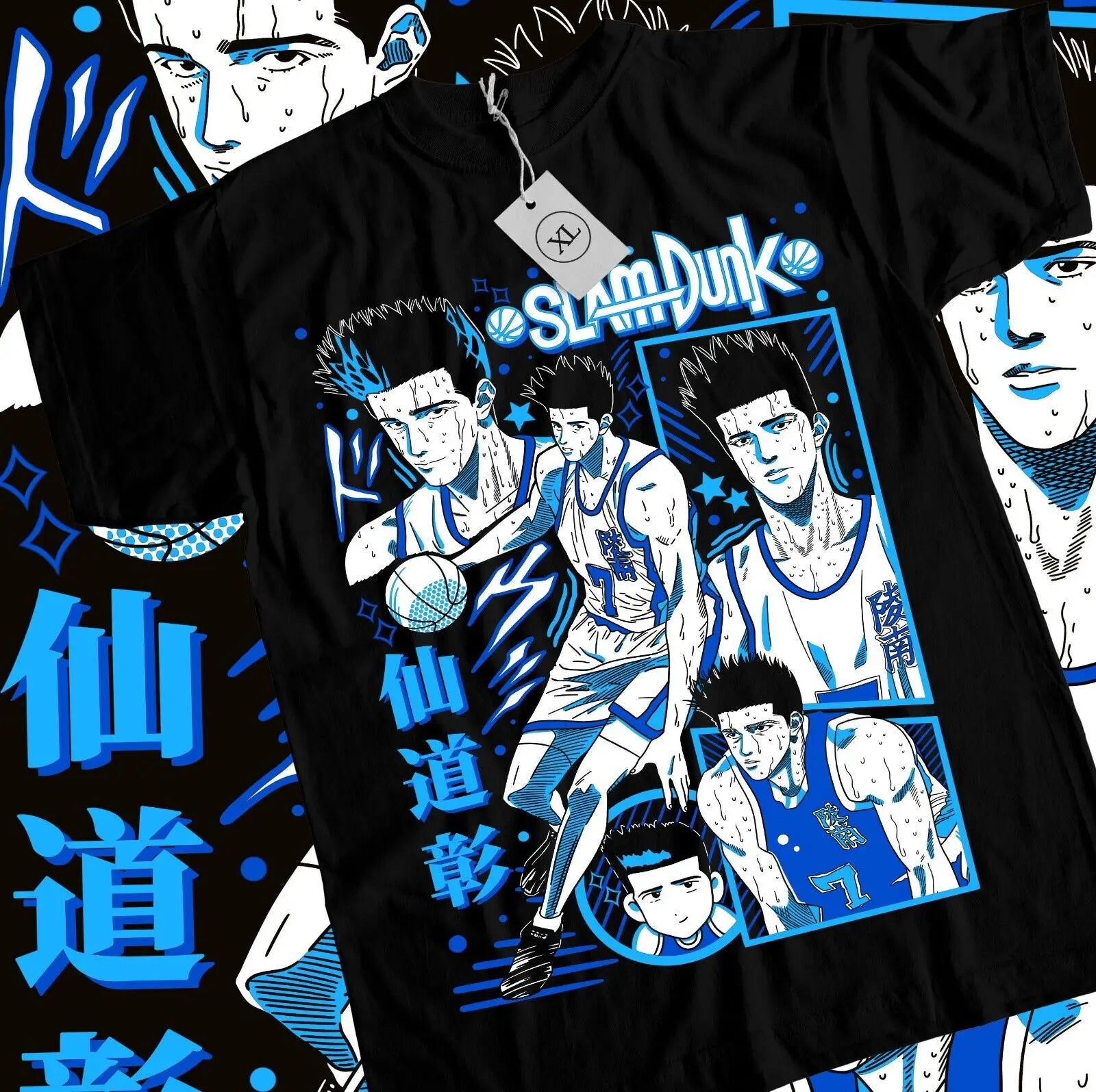 Slam Dunk T-shirt Slam Dunk Team Basketball New Anime Sport Gifts Shirt All Size