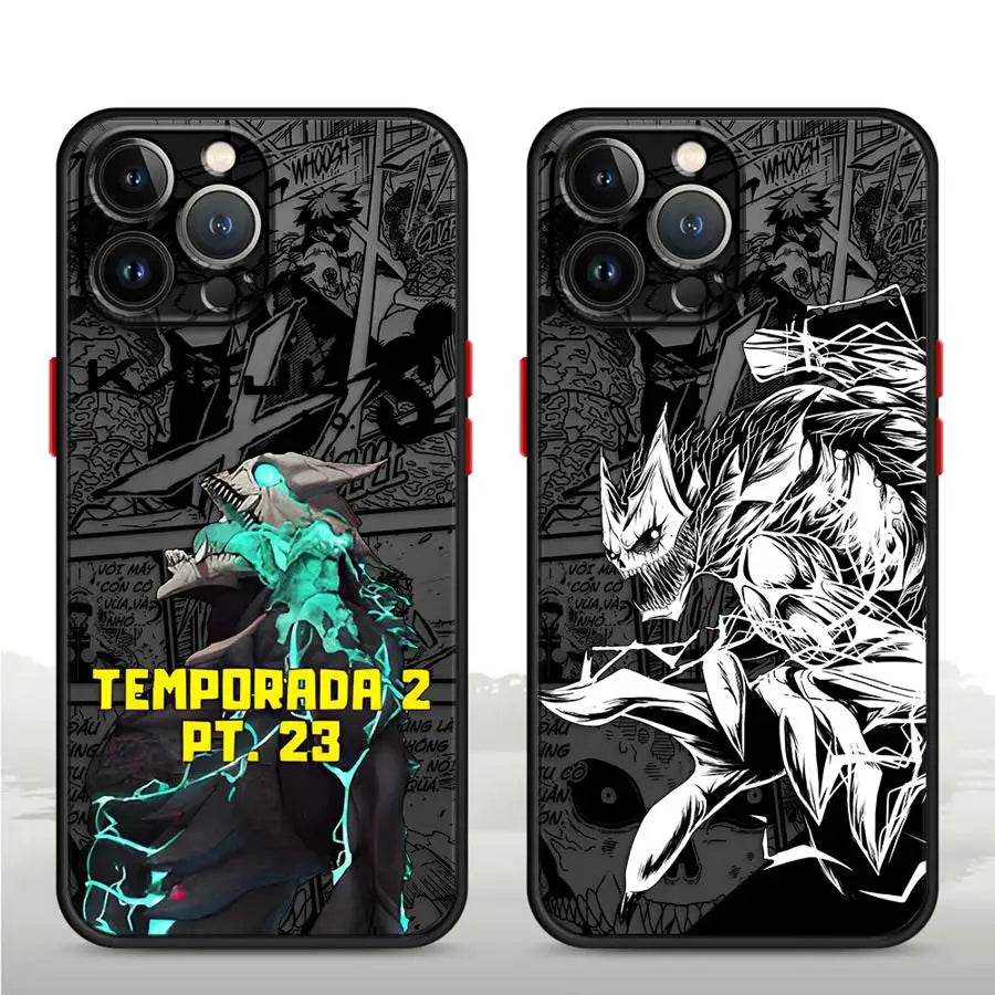 Cool Kaiju No.8 Monster Form Phone Case for iPhone 16 14Pro XR 16e 15 13 Mini SE 7 8 Plus 12 11 Pro XS Max 14 Soft Cover