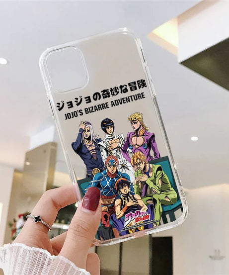 JoJo's Bizarre Adventure JoJo Anime Phone Cover For iPhone 11 12 13 14 15 16 17 Pro Max 16 15 14 Plus 17AIR Soft Silicone Case