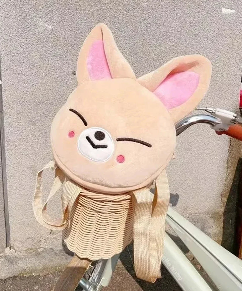 300style 10/22cm Skzoo Plush Bag Toy Kawaii Stray Wolf Plush Cartoon Stuffed Animal Doll Kawaii Toy Room Decor Children Gift