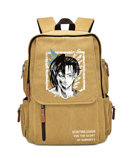 New Attack On Titan Anime  Peripheral Rucksack Primary and Secondary School School Bag Men's and Women's Backpack Birthday Gift