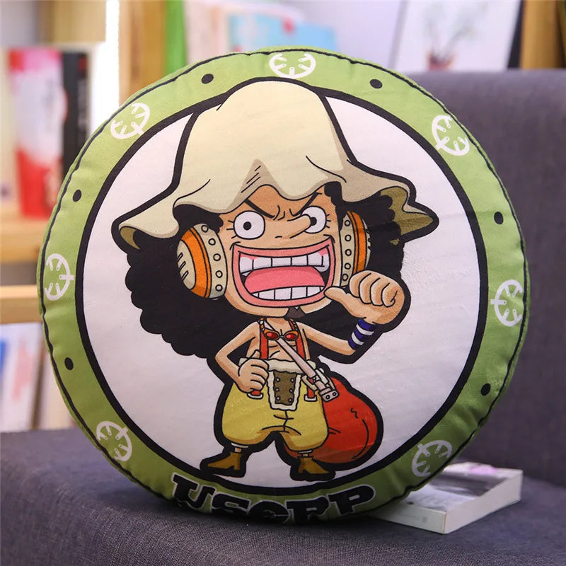 Cute One Piece Monkey D. Luffy Nami Roronoa Zoro Usopp Sanji Plush Doll Pillow Decoration Birthday