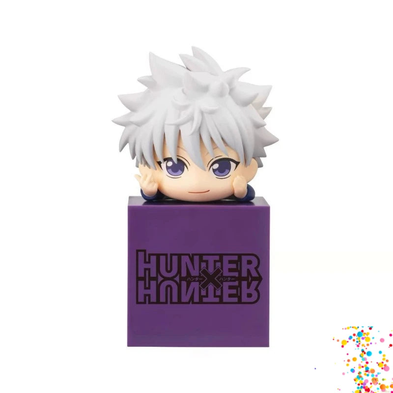 HUNTER Personality Creative Q Edition Xiaojie Killua Kurapika Cute Party Figure Chassis Desktop Ornaments holiday gift