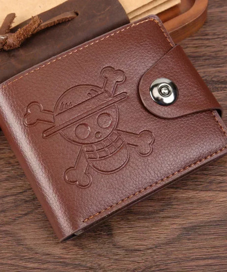 One Piece Luffy Wallet Roronoa Zoro Figures Cosplay Men Women PU Coin Purse Card Holder Wallet for Children Boys