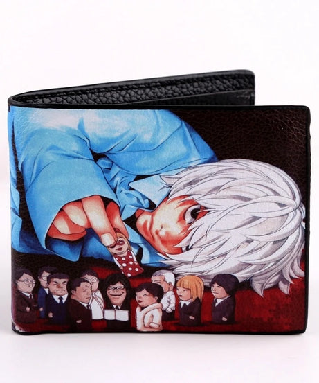 Anime Death Note L·Lawliet Short PU Leather Wallet Yagami Light Purse