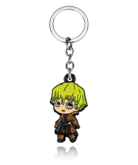 Anime Demon Slayer Keychain Kamado Tanjirou Acrylic Fashion Trend Key Ring For Earring For Women Men Gift Decoration Car Jewelry
