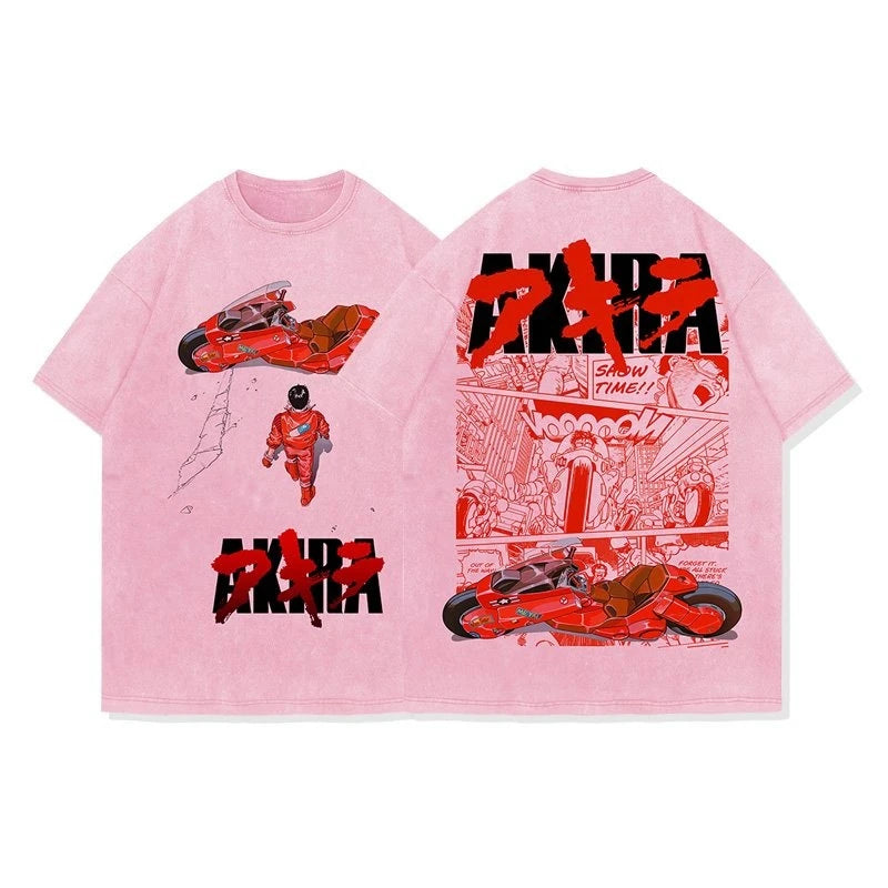 Akira Vintage-Washed T-Shirt — Graphic Tee 8