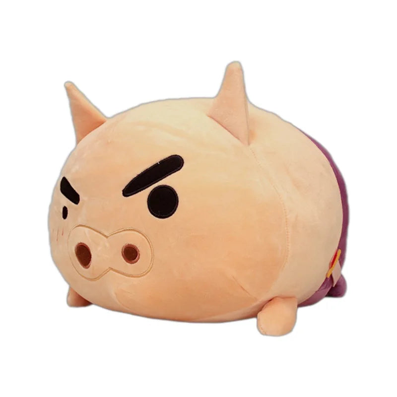 35cm New Style Anime Crayon ShinChans Figures Shinchan Cute Pillow Kawaii Nohara Shiro Buriburizaemon Girl Room Decoration Gifts