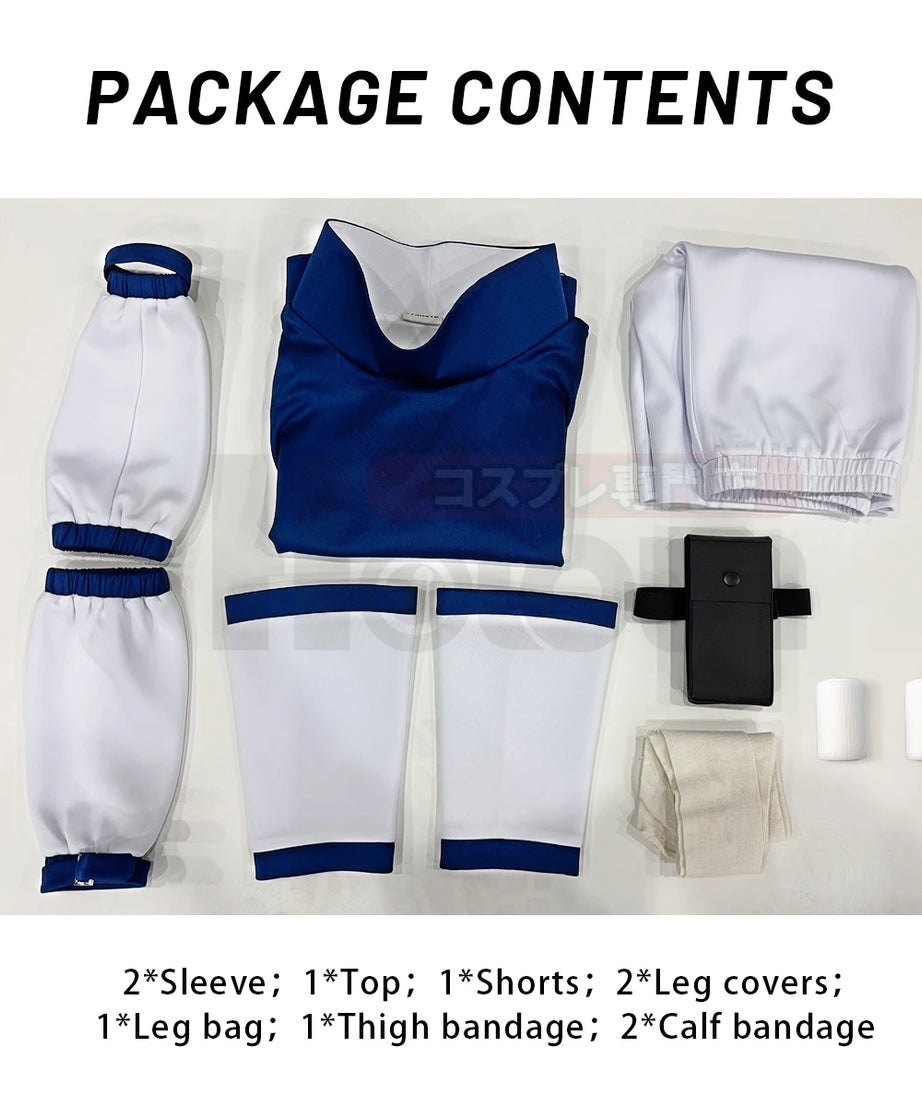 Sasuke Uchiha Cosplay Outfit – Adult Naruto Costume Set (Top & Shorts)