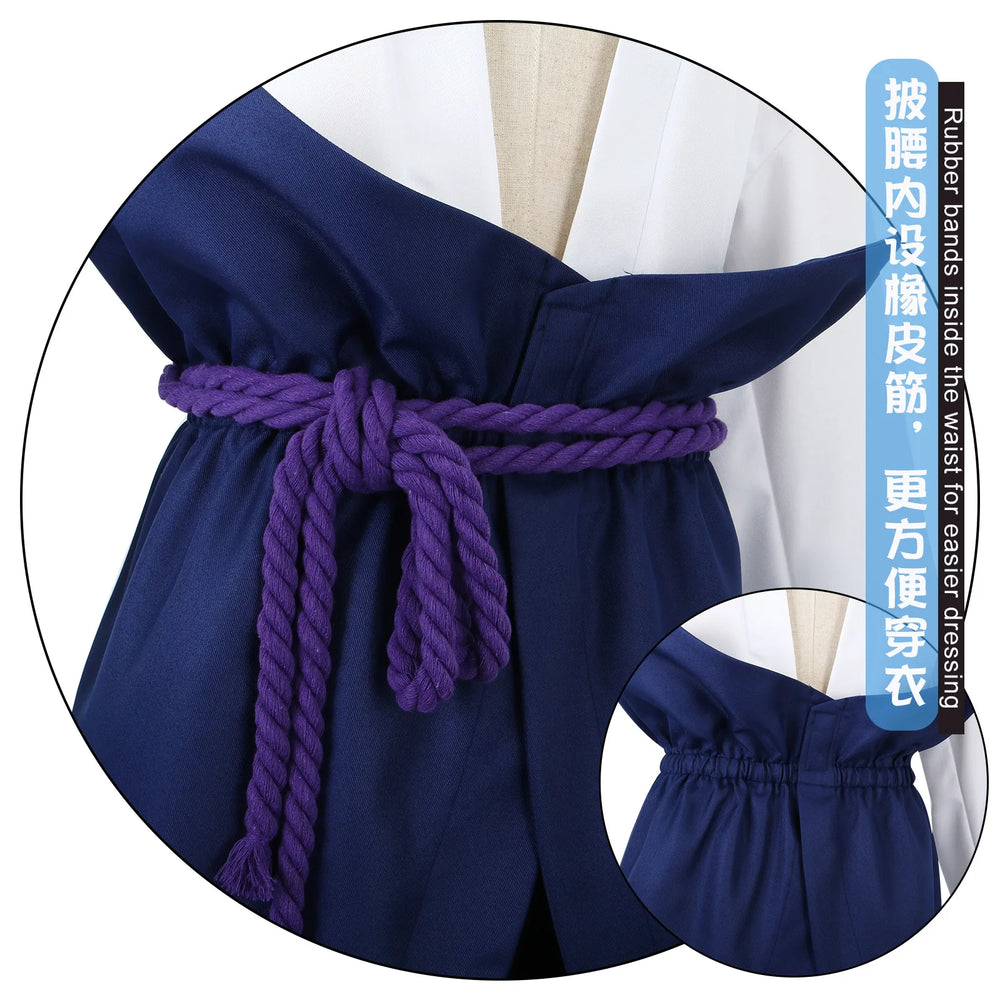Anime Naruto Uchiha Sasuke Cosplay Costume – Premium Ninja Uniform Outfit for Adults 4