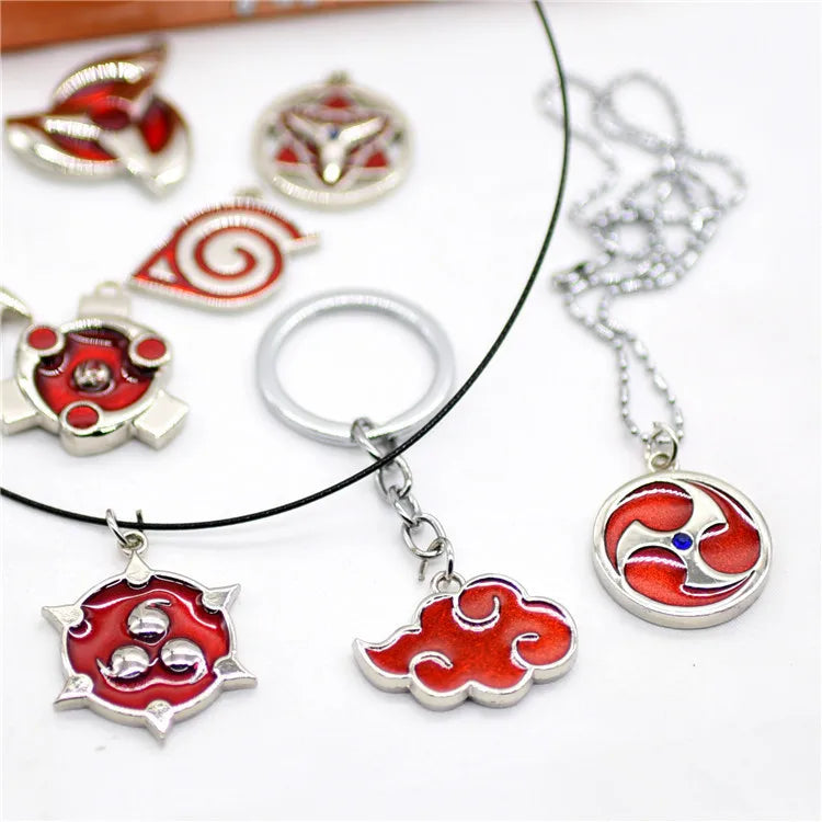 Anime Naruto Mask Enamel Keychain – Alloy Car Key Ring & Bag Pendant for Cosplay 3
