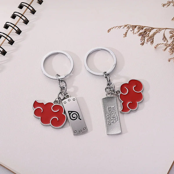 Naruto Konoha Rogue Ninja & Akatsuki Organization Keychain Pendant Accessory