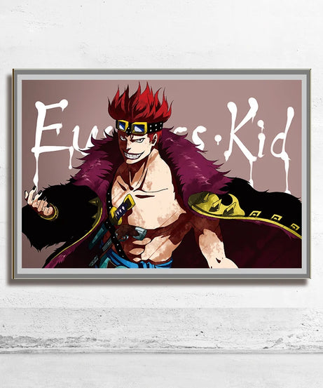 One Piece Wall Art – Trafalgar Law & Eustass Kid Anime Poster Decor