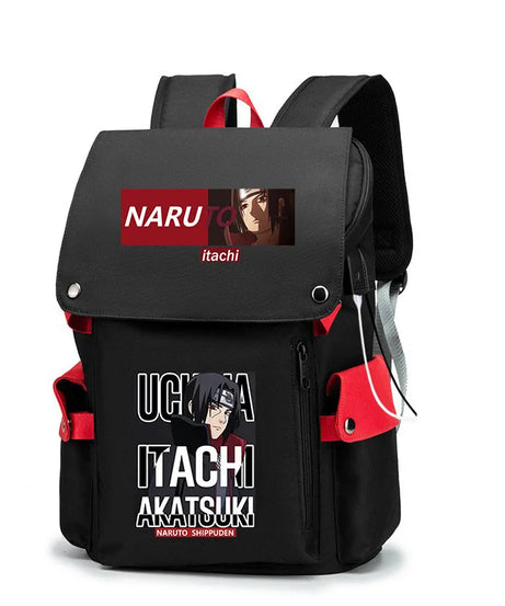 Naruto Anime Laptop Backpack – Large Capacity Travel & School Bag