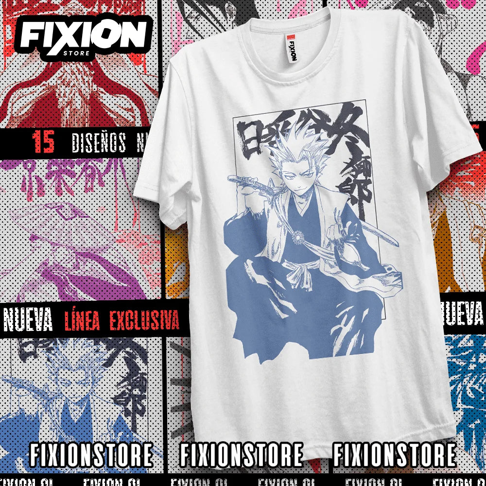 Bleach Colección Capitanes – Escuadron 0Anime T Shirt Manga Gift For Anime Lover All Size Cotton