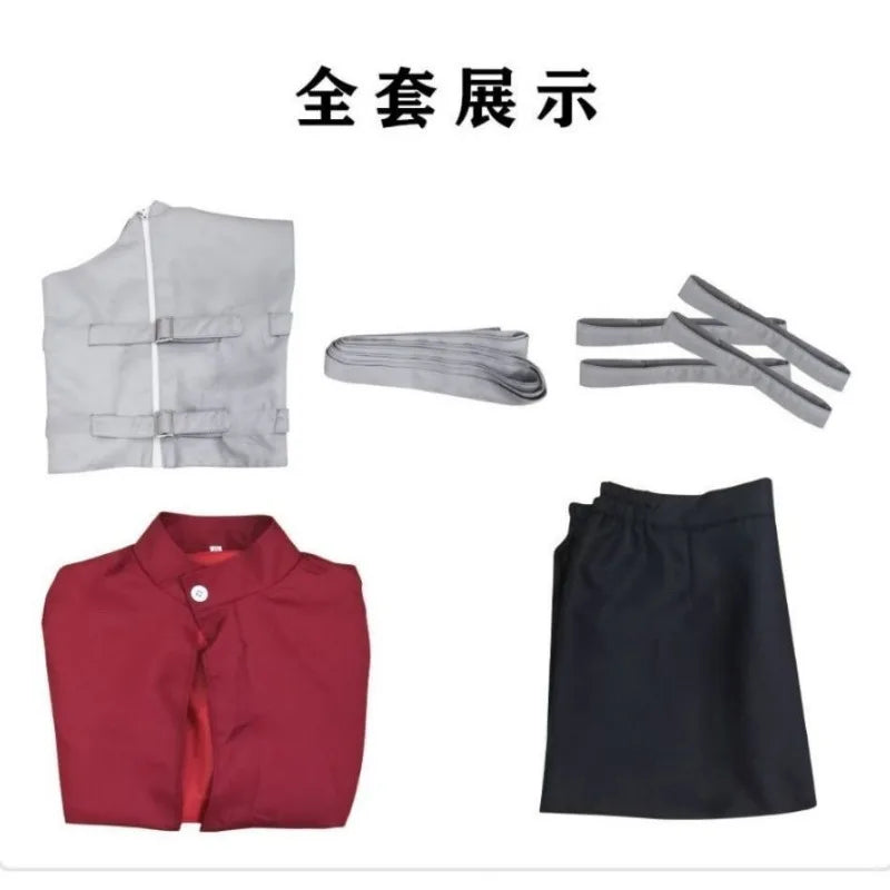 Anime Naruto Gaara Cosplay Costume – Premium Kazekage Uniform Outfit for Adults & Kids 6