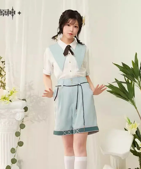 Game Anime GENSHIN IMPACT Venti Theme Show Casual Shorts Barbatos Pants