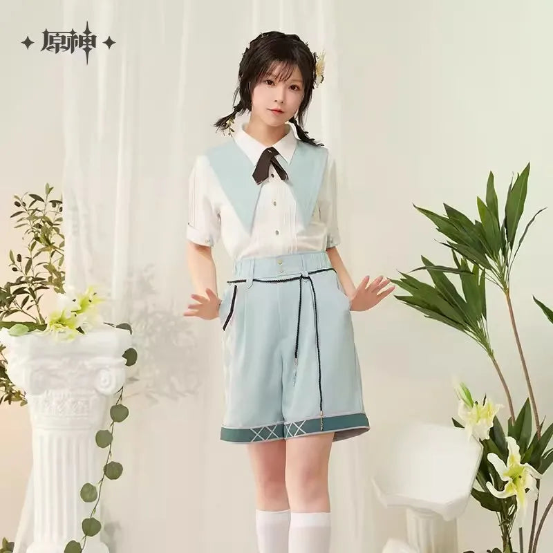 Game Anime GENSHIN IMPACT Venti Theme Show Casual Shorts Barbatos Pants