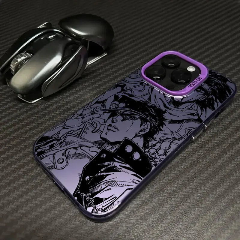 JoJos Bizarre Adventure Art Coque For Apple iPhone 16e 16 14 15 13 11 Pro Max Case 15 Plus 12 13 Mini 16e Shockproof Phone Cover