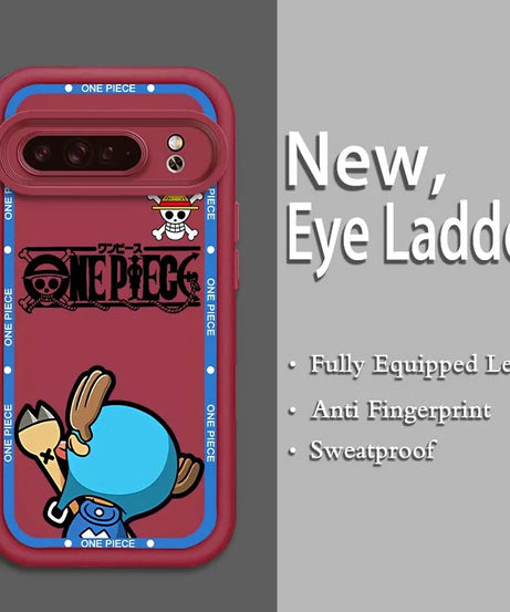 Roronoa Zoro Eye Ladder Case – One Piece Soft TPU Cover for Pixel 9–7A Pro 5G