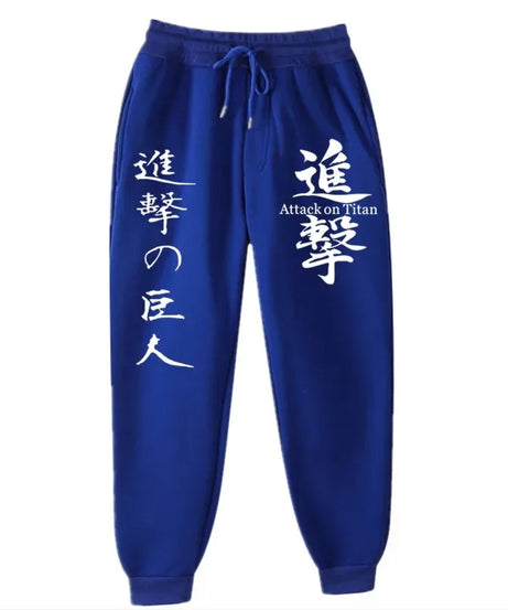 Attack on Titan Fashion Printed Comfortable Running Pants Trendy Versatile Sports Pants Men's Spring and Autumn Trousers S-3XL