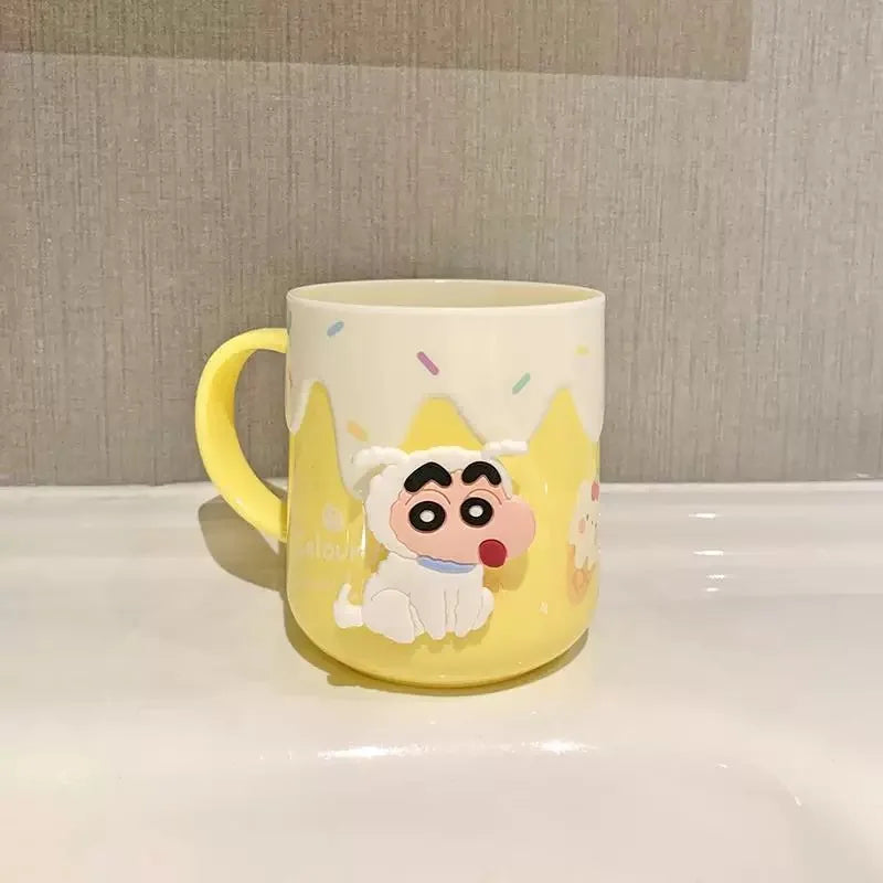 Crayon Shin-chan Toothbrush Cup — 400ml Bathroom Holder 7