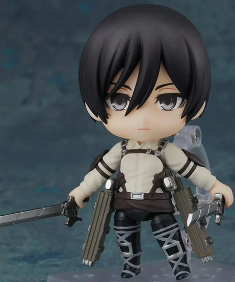 10cm Attack on Titan Mikasa Ackerman The Final Season Anime Action Figure Toys Doll Collection Christmas Gift