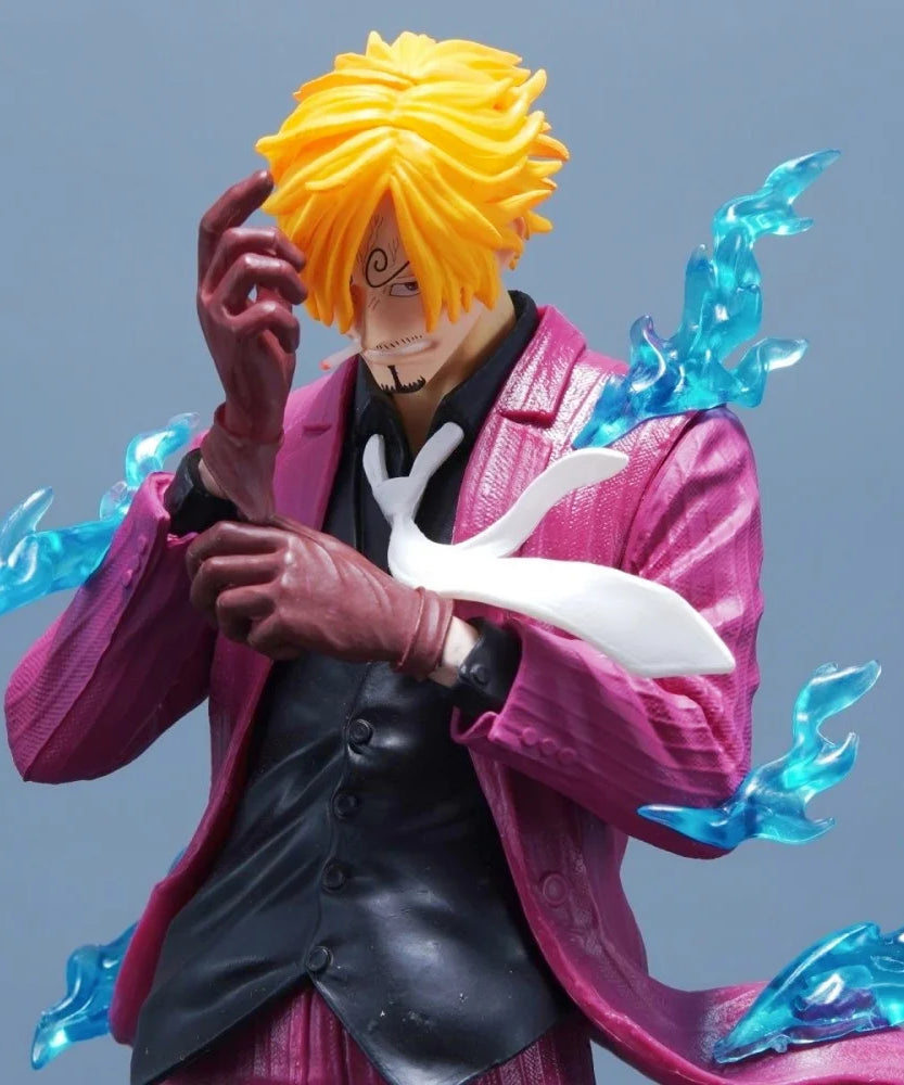 24cm/9.45in Anime ONE PIECE Figure Sanji Action Figures Pvc Statue Desktop Ornamen Collection Model Toys Gifts