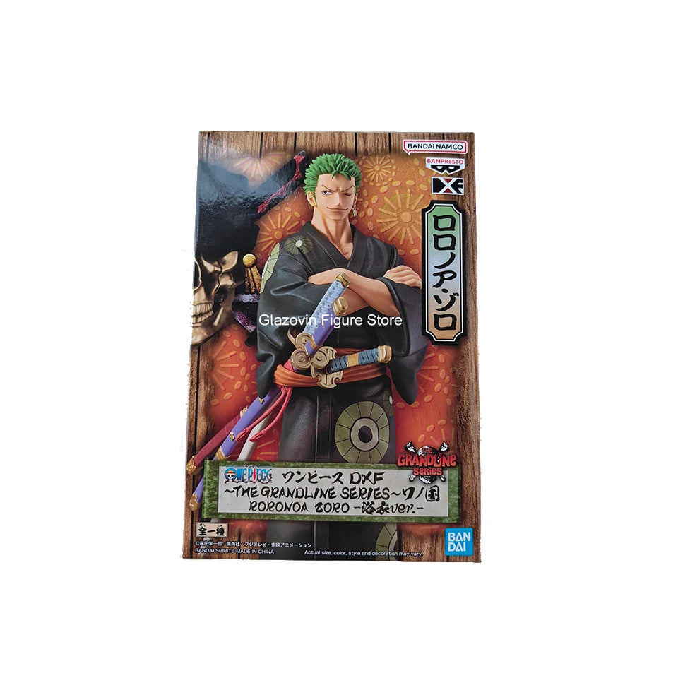 One Piece DXF Wanno Country 17cm Roronoa Zoro Model Toy Decoration Collection Children Birthday Gift